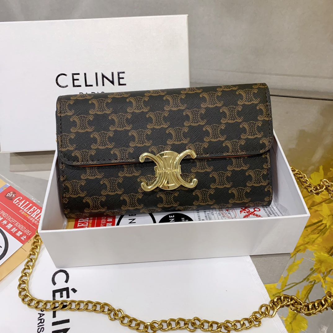 CELINE Triomphe Tashe Crossbody/ Shoulder Bag