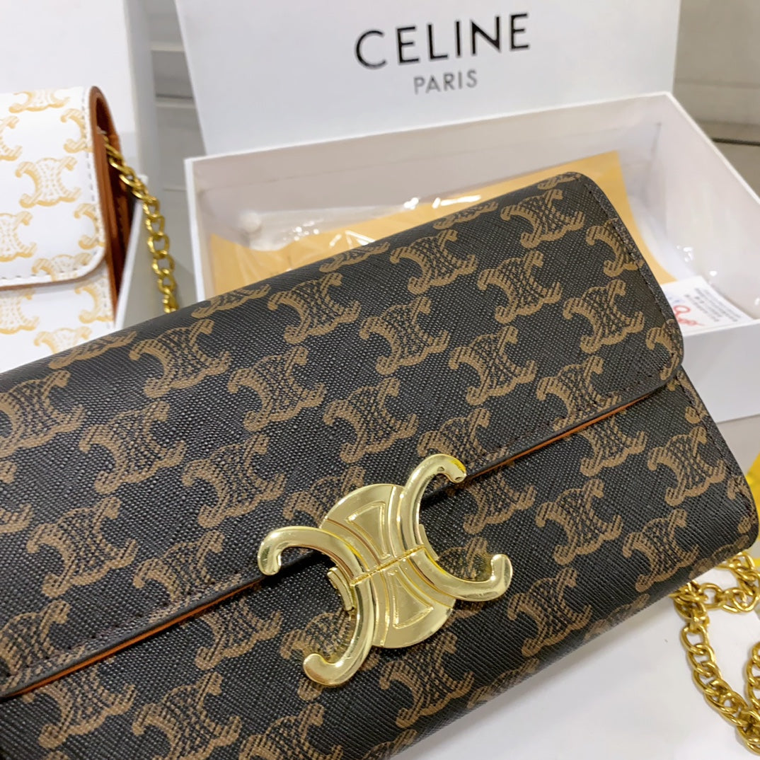 CELINE Triomphe Tashe Crossbody/ Shoulder Bag