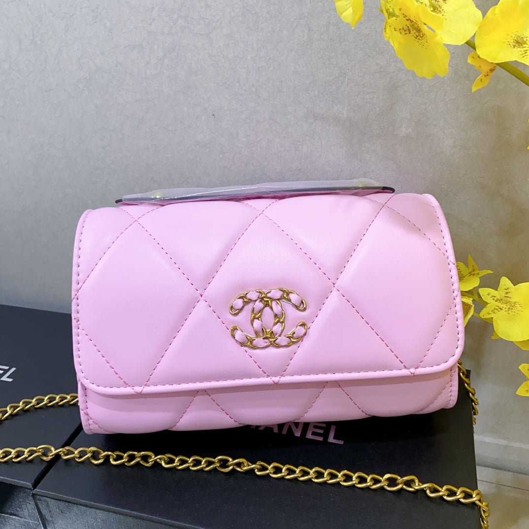 CHANEL Quilted Leather Flap - GENUINE