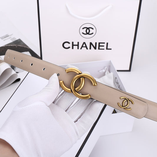 CHANEL Women's Belt - Nude