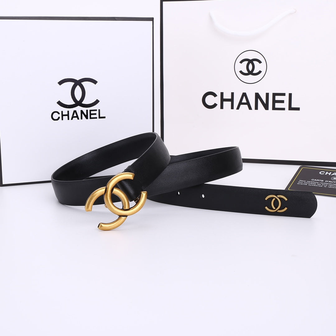 CHANEL Women Belt - Black