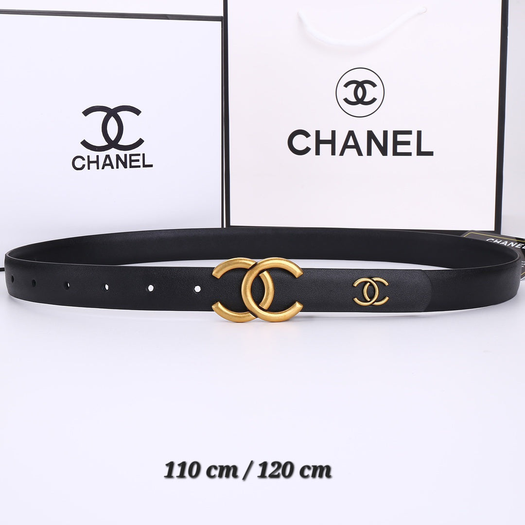 CHANEL Women Belt - Black