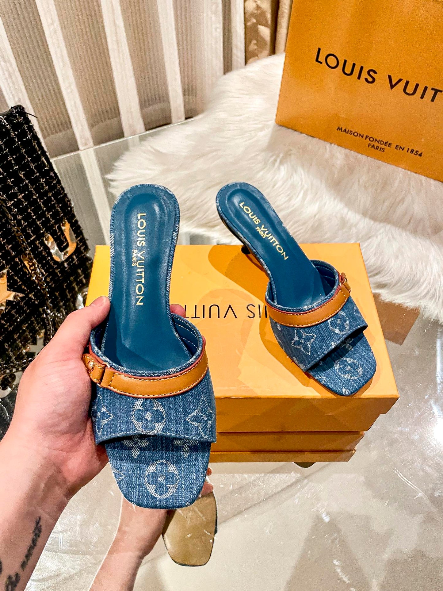 LV MULE - DENIM