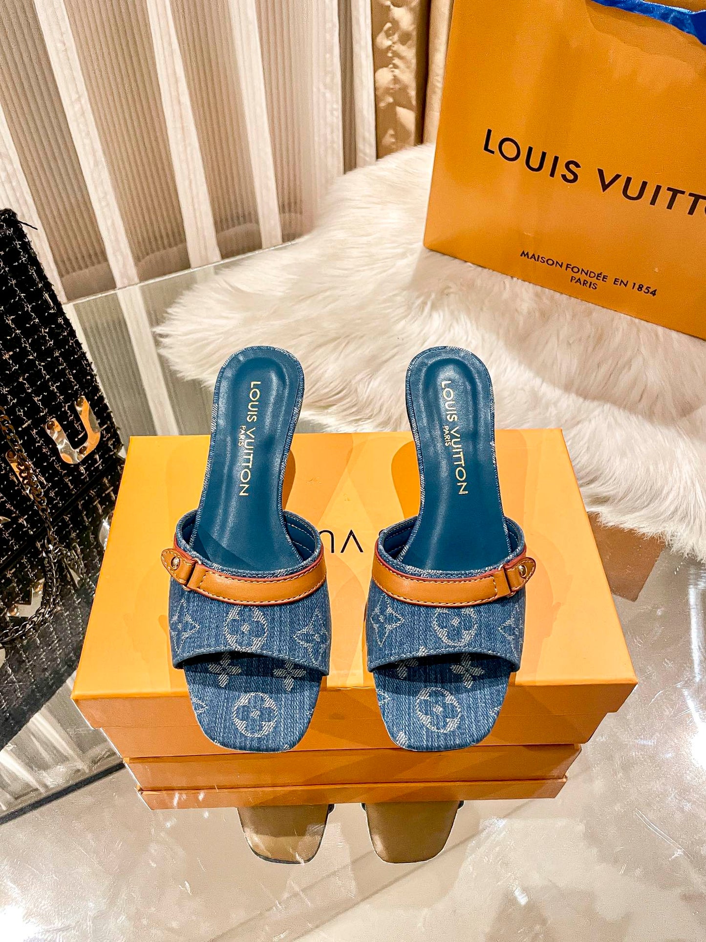 LV MULE - DENIM