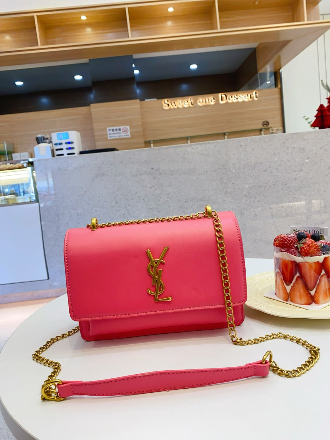 YSL PINK- Sunset Medium Bag