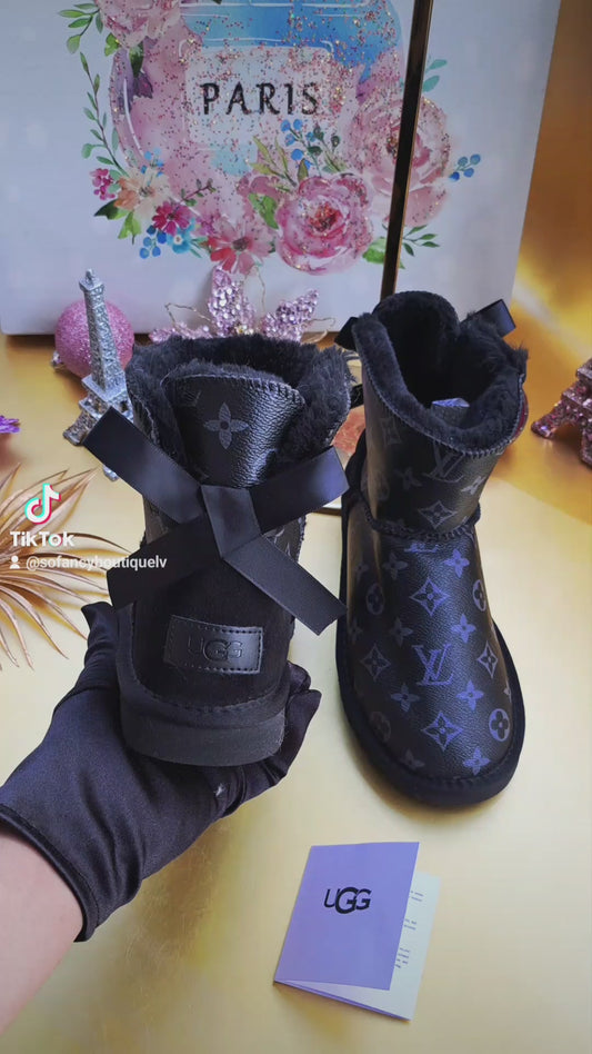 UGG LV MONOGRAM _ BLACK