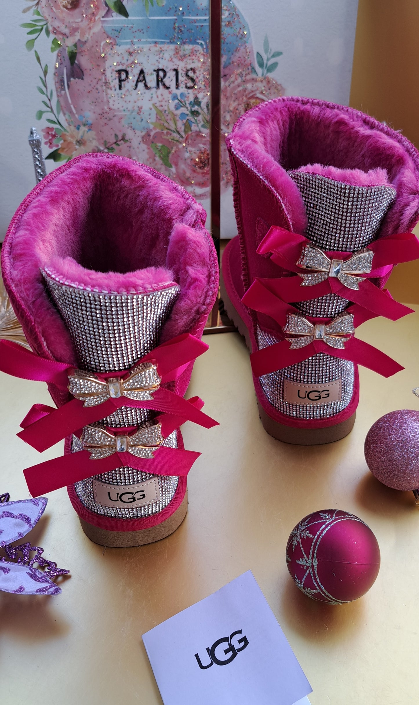 UGG RHINESTONE HOT PINK / FUSHIA