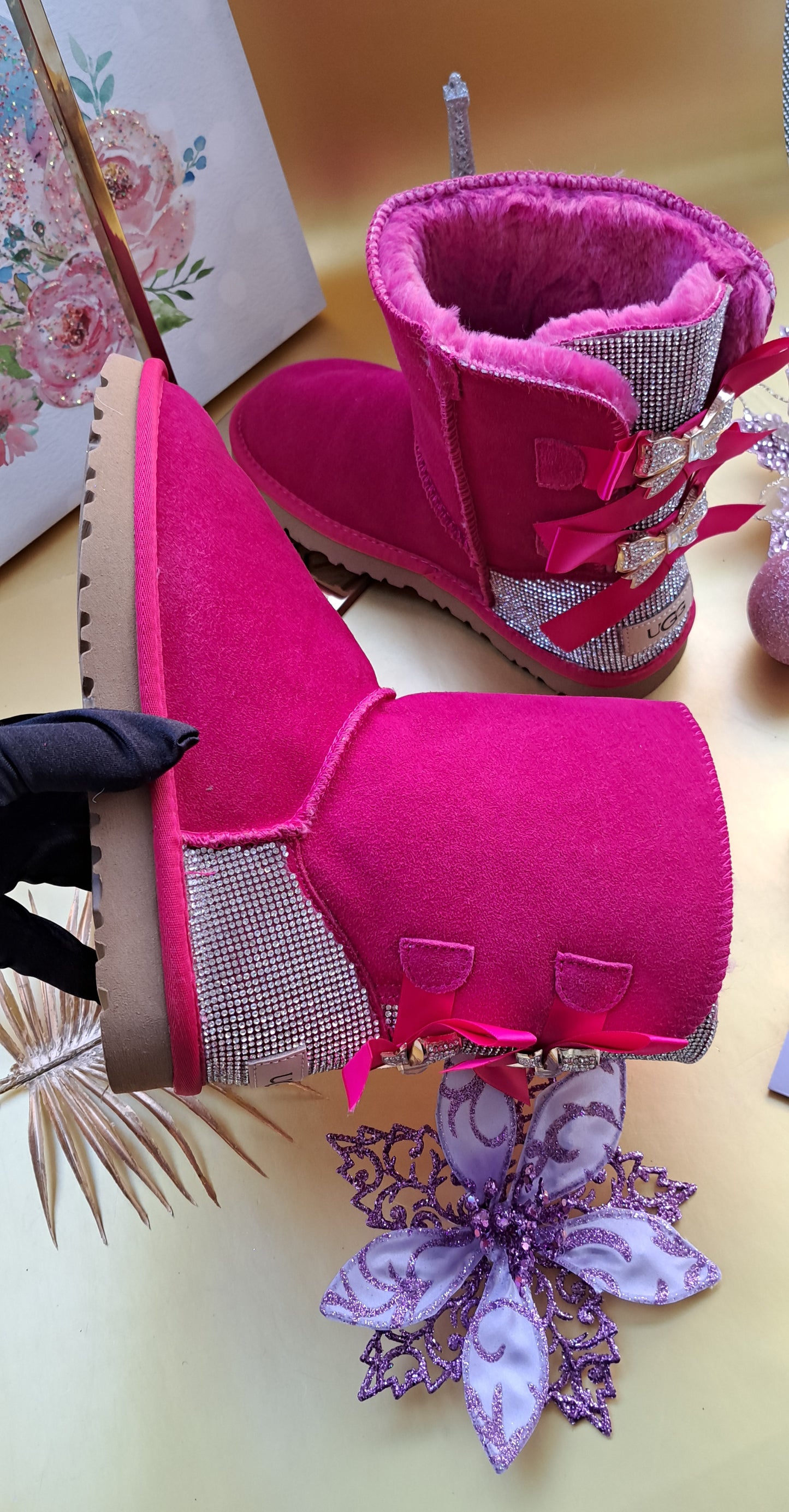 UGG RHINESTONE HOT PINK / FUSHIA