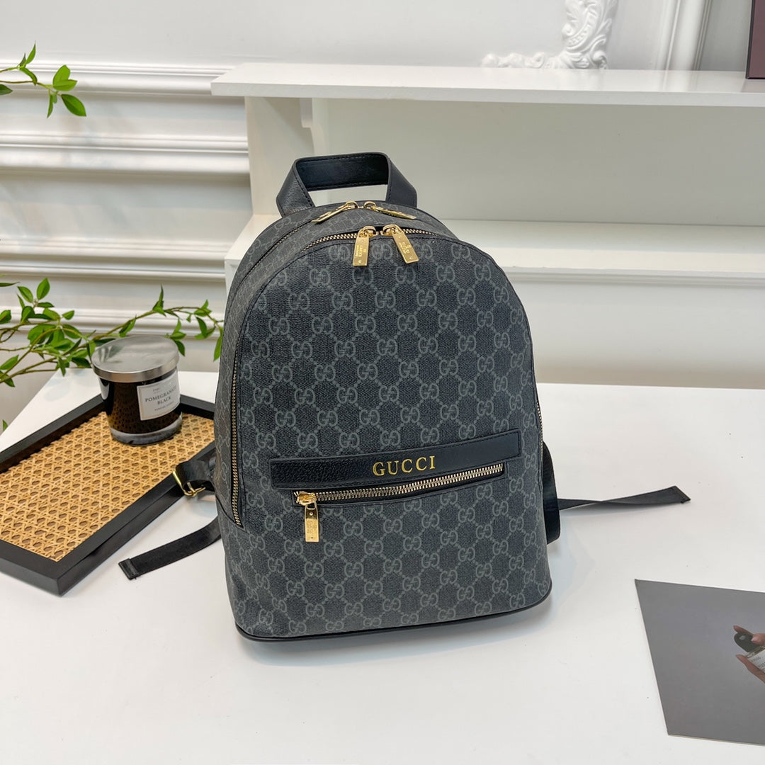 GG Backpack - Black Monogram