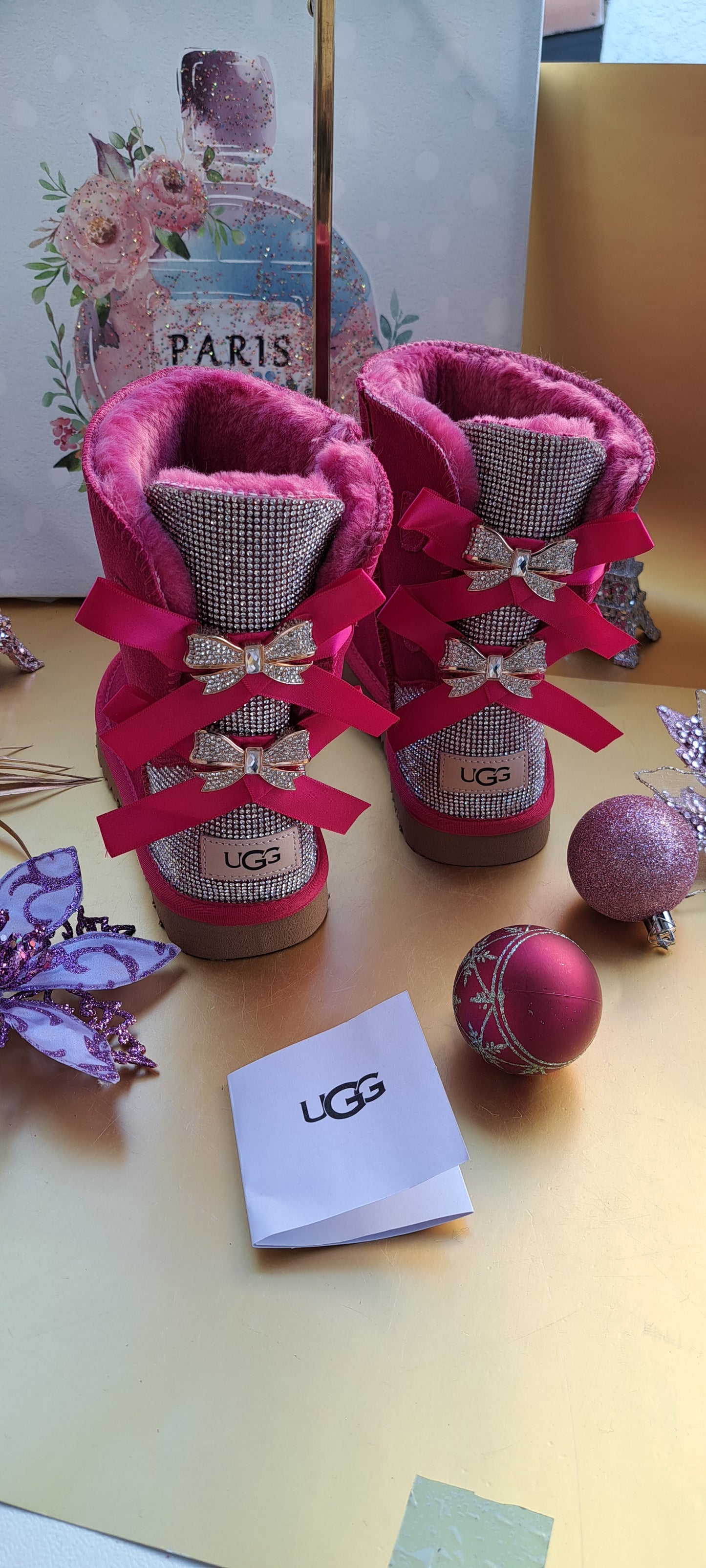 UGG RHINESTONE HOT PINK / FUSHIA